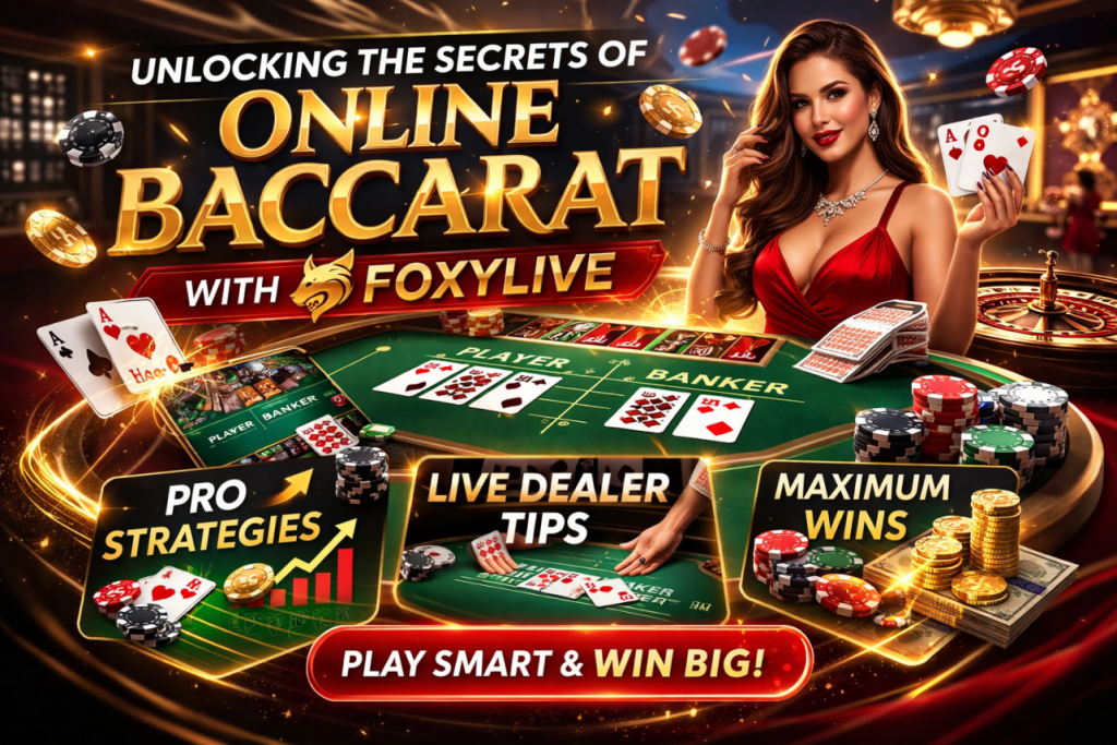 Unlocking the secrets of online baccart with foxylive